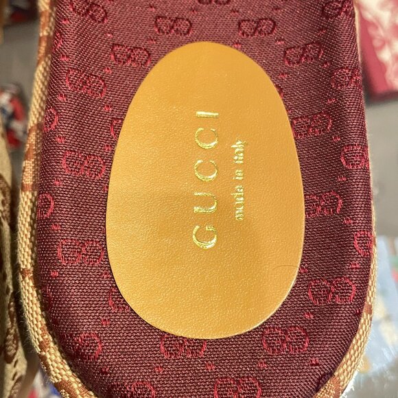Gucci 573018 Angelina Platform Slide IT 35.5- US 5.5 - Picture 4 of 8